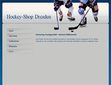 Tablet Screenshot of eishockeyladen.com